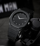 Men's Carbon Fiber Chain Strap Watch - 1 Pc