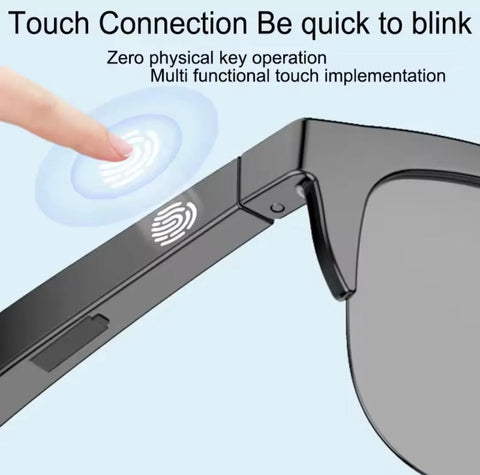 G58 Pro Smart Audio Bluetooth Glasses – Wireless Music, Hands-Free Calling & Voice Assistant