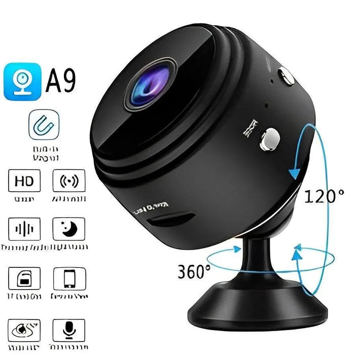 A9 Mini WiFi Security Camera HD | Night Vision Magnetic Wireless Indoor Home Surveillance Cam