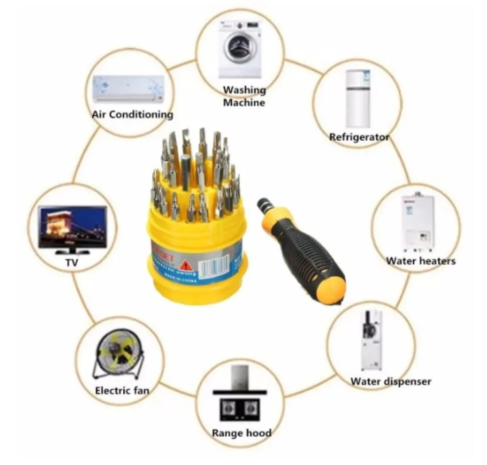 31 Piece Screwdriver Set