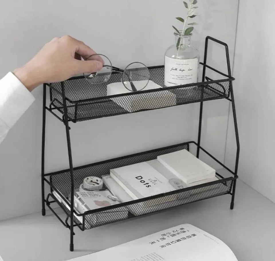 1 Pc Alloy Desk Organizer
