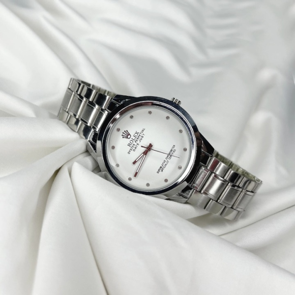 Rolex Men’s Formal Quartz Wrist Watch With Stainless Steel Chain | Best Quality Rolex Watch For Men’s – Men’s Watches – Wrist Watch For Men – With Random Box