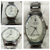 Rolex Men’s Formal Quartz Wrist Watch With Stainless Steel Chain | Best Quality Rolex Watch For Men’s – Men’s Watches – Wrist Watch For Men – With Random Box