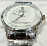 Rolex Men’s Formal Quartz Wrist Watch With Stainless Steel Chain | Best Quality Rolex Watch For Men’s – Men’s Watches – Wrist Watch For Men – With Random Box